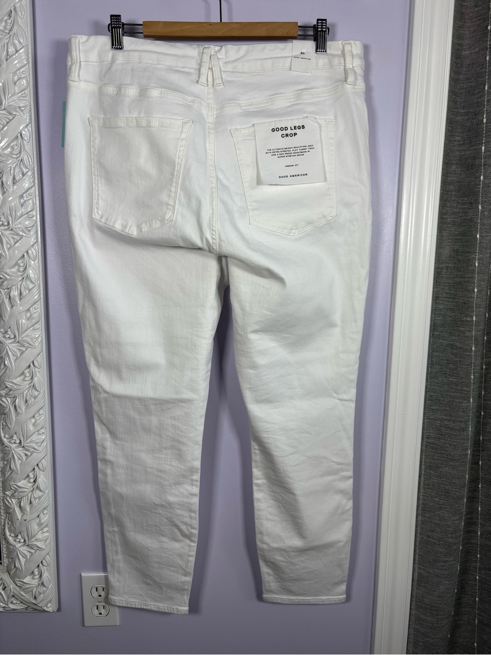 Good American Ultimate Sculpting White Skinny Jeans With Extra Stretch 20W - Picture 6 of 9
